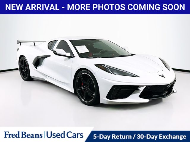 Arctic White 2021 Chevrolet Corvette Coupe Rear-Wheel Drive 8-Speed Dual Clutch