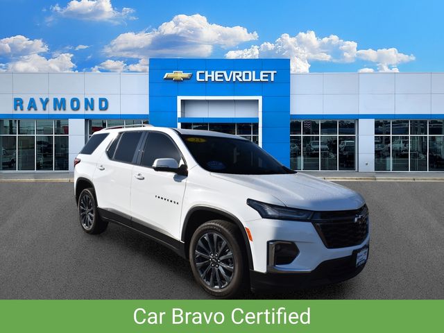 Summit White 2023 Chevrolet Traverse SUV / Crossover Four-Wheel Drive 9-Speed Automatic