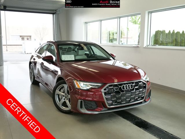 Grenadine Red Metallic 2025 Audi A6 quattro Premium Plus 55 TFSI Sedan All-Wheel Drive 7-Speed Automatic