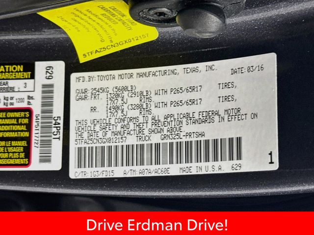 Used 2016 Toyota Tacoma Truck
