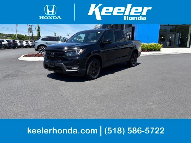 Crystal Black Pearl 2025 Honda Ridgeline Black Edition AWD Pickup Truck All-Wheel Drive 9-Speed Automatic