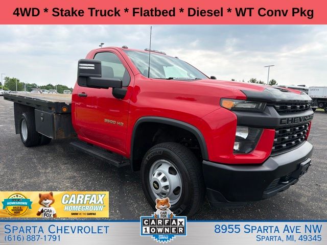 Red 2020 Chevrolet Silverado 3500HD Pickup Truck Automatic