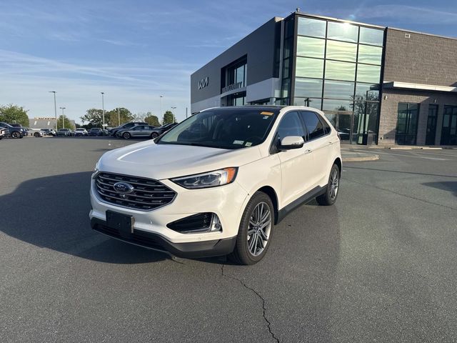 White 2022 Ford Edge Titanium AWD SUV / Crossover All-Wheel Drive 8-Speed Automatic