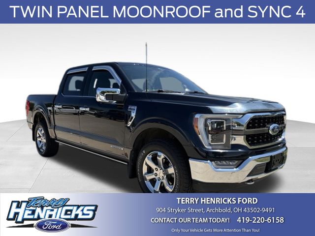 Antimatter Blue Metallic 2021 Ford F-150 Pickup Truck Four-Wheel Drive Automatic