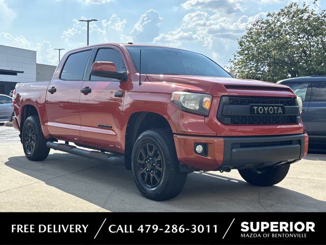 Inferno Red 2015 Toyota Tundra Pickup Truck Four-Wheel Drive 6-Speed Automatic Overdrive
