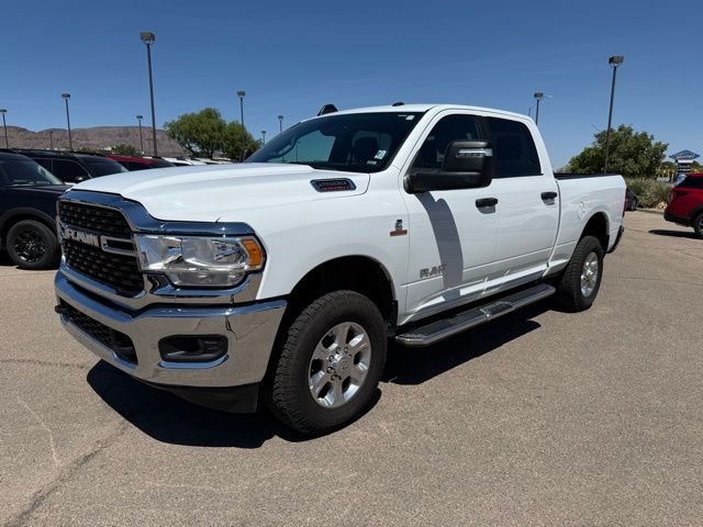 Bright White Clearcoat 2024 RAM 2500 Big Horn Crew Cab 4WD Pickup Truck Four-Wheel Drive 6-Speed Automatic