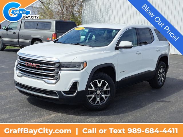 Summit White 2022 GMC Acadia SUV / Crossover Front-Wheel Drive 9-Speed Automatic