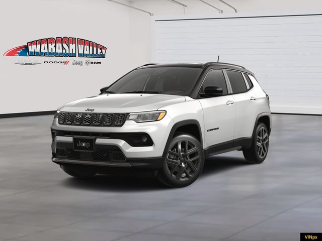 Bright White Clearcoat 2025 Jeep Compass SUV / Crossover Four-Wheel Drive 8-Speed Automatic