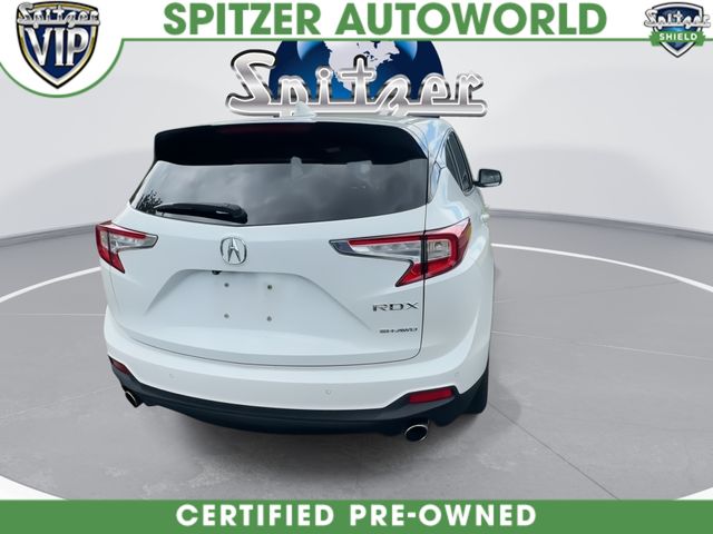 2020 Acura RDX Advance Package White at Klick Lewis Buick Chevrolet