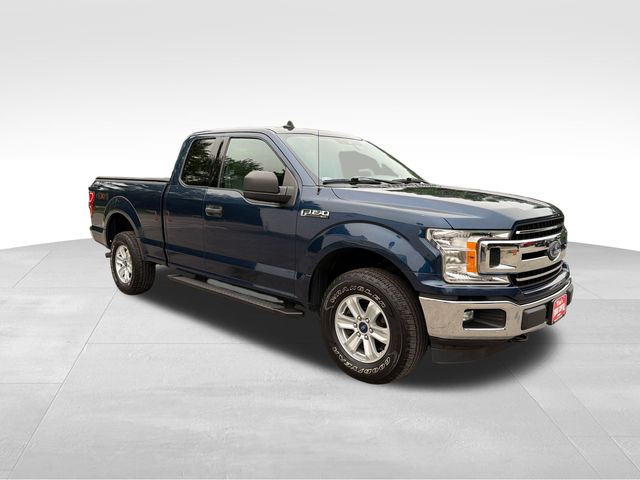 Blue 2019 Ford F-150 Pickup Truck Four-Wheel Drive Automatic