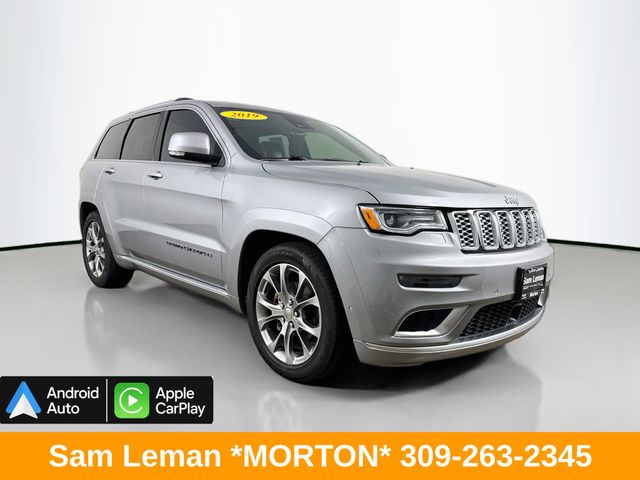 Billet Silver Metallic Clearcoat 2019 Jeep Grand Cherokee SUV / Crossover Four-Wheel Drive 8-Speed Automatic