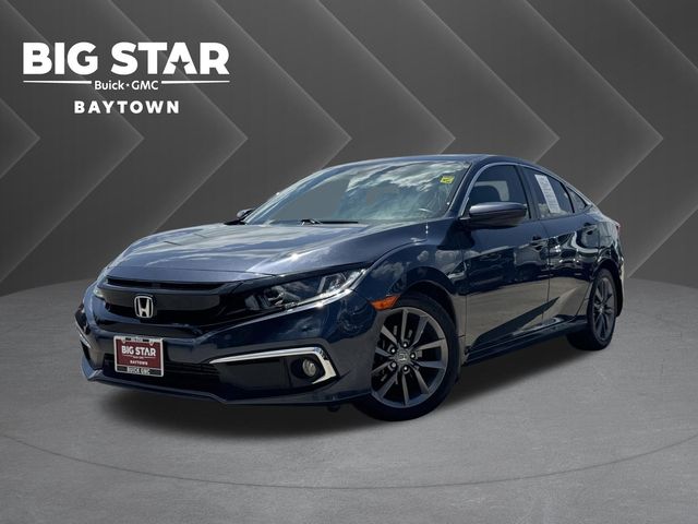 2019 Honda Civic EX Blue at Community Honda