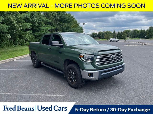 Army Green 2021 Toyota Tundra Pickup Truck Four-Wheel Drive 6-Speed Automatic