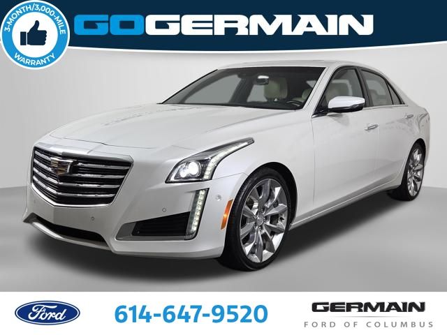 Crystal White Tricoat 2017 Cadillac CTS 3.6L Premium Luxury AWD Sedan All-Wheel Drive 8-Speed Automatic