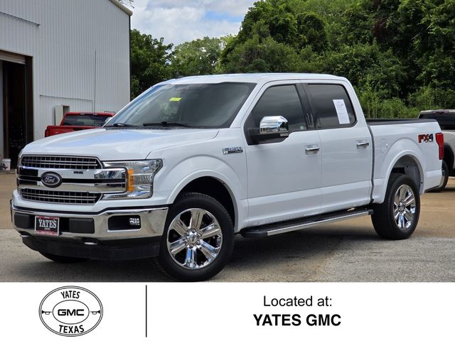 Oxford White 2019 Ford F-150 Lariat SuperCrew 4WD Pickup Truck Four-Wheel Drive Automatic
