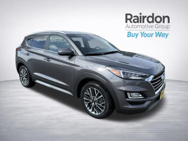 Gray (Magnetic Force Metallic) 2020 Hyundai Tucson SUV / Crossover All-Wheel Drive 6-Speed Automatic