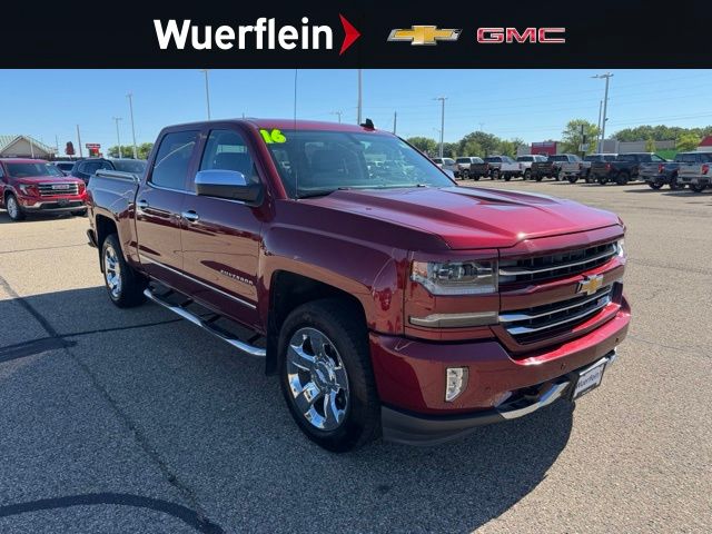 Siren Red Tintcoat 2016 Chevrolet Silverado 1500 Pickup Truck Four-Wheel Drive 8-Speed Automatic Overdrive