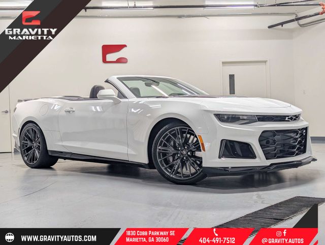 Summit White 2021 Chevrolet Camaro Convertible Rear-Wheel Drive Automatic