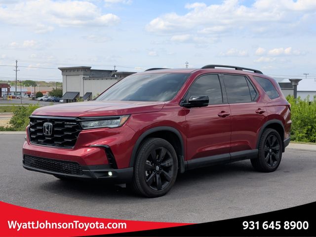 Radiant Red Metallic II 2025 Honda Pilot Black Edition AWD SUV / Crossover All-Wheel Drive Automatic