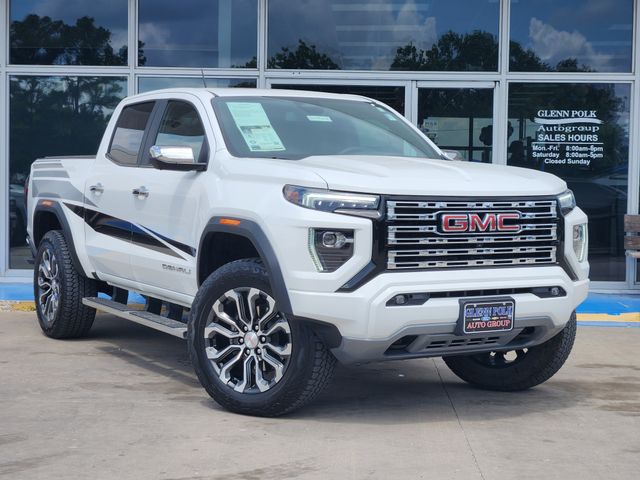 Summit White 2024 GMC Canyon Denali Crew Cab 4WD Pickup Truck Four-Wheel Drive 8-Speed Automatic