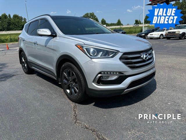 Sparkling Silver 2017 Hyundai Santa Fe Sport SUV / Crossover Front-Wheel Drive 6-Speed Automatic