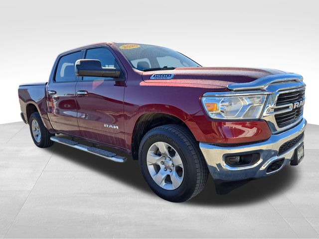 Delmonico Red Pearlcoat 2020 RAM 1500 Big Horn Crew Cab 4WD Pickup Truck Four-Wheel Drive 8-Speed Automatic