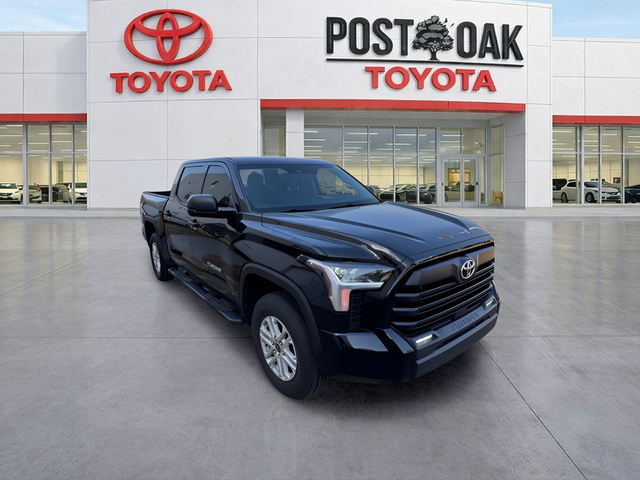 Midnight Black Metallic 2024 Toyota Tundra SR5 CrewMax Cab RWD Pickup Truck 4X2 Automatic