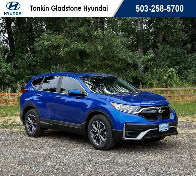 Aegean Blue Metallic 2020 Honda CR-V SUV / Crossover Front-Wheel Drive Continuously Variable Transmission