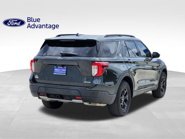 2023 Forged Green Metallic Ford Explorer Timberline 4X4 SUV