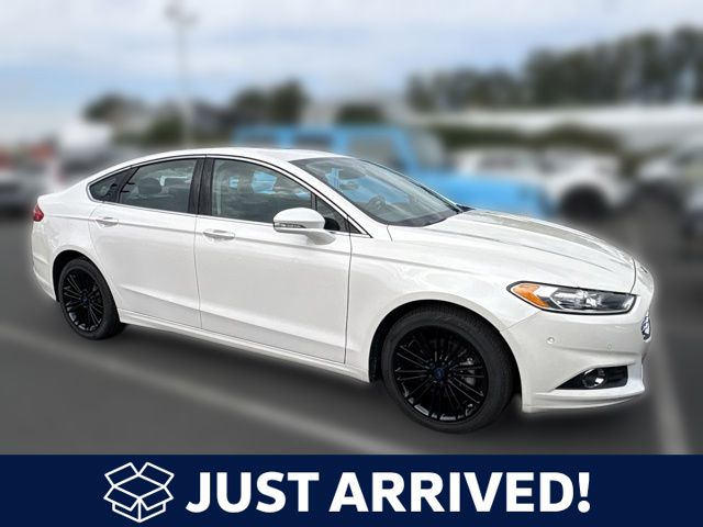 White 2015 Ford Fusion Sedan All-Wheel Drive 6-Speed Automatic