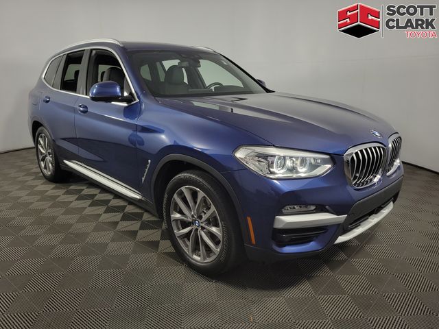 Blue Metallic 2019 BMW X3 SUV / Crossover All-Wheel Drive 8-Speed Automatic