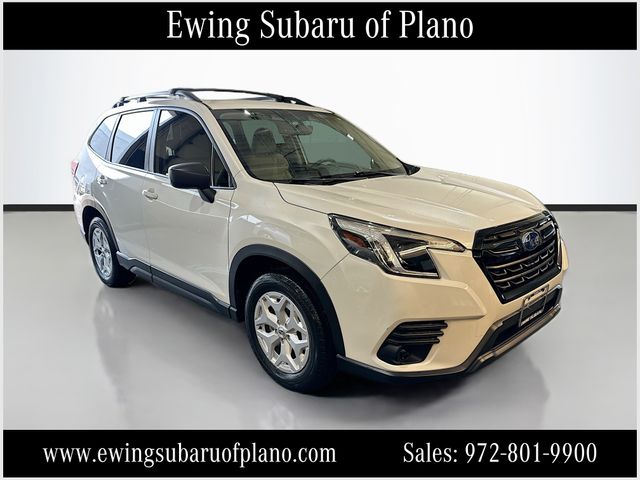 Crystal White Pearl 2022 Subaru Forester Crossover AWD SUV / Crossover All-Wheel Drive Continuously Variable Transmission