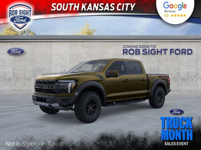 Shelter Green 2026 Ford F-150 Raptor SuperCrew 4WD Pickup Truck Four-Wheel Drive Automatic