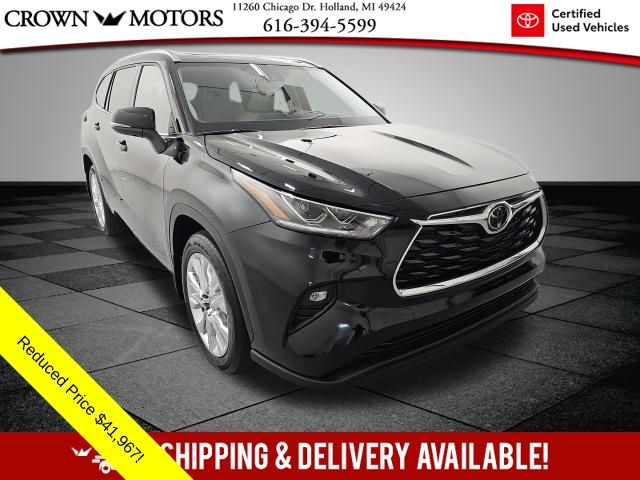 Midnight Black 2024 Toyota Highlander SUV / Crossover All-Wheel Drive 8-Speed Automatic