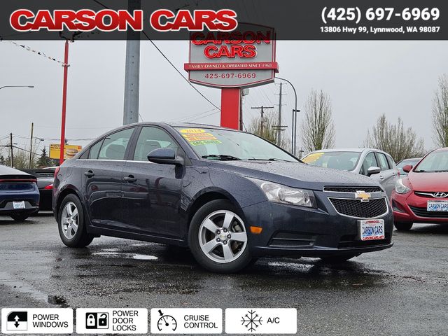 2014 Blue Chevrolet Cruze for Sale In Lynnwood WA - Everett WA - Seattle WA at Carson Cars Stock 35366 VIN 1G1PC5SB5E7398816