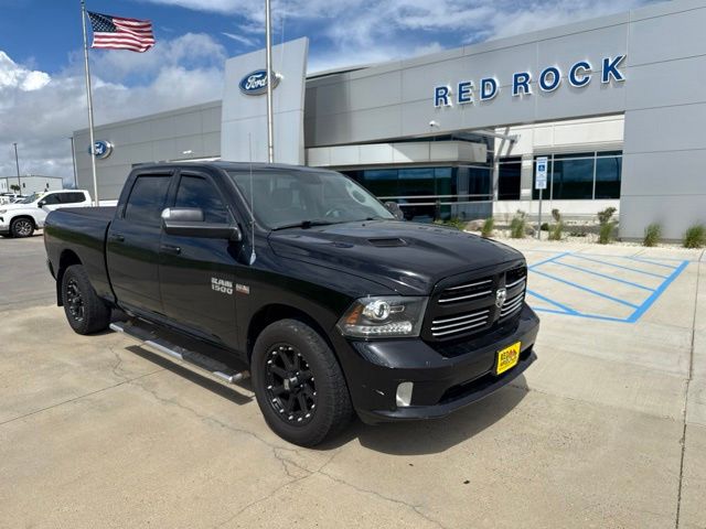 Black Clearcoat 2014 RAM 1500 Pickup Truck Four-Wheel Drive 8-Speed Automatic