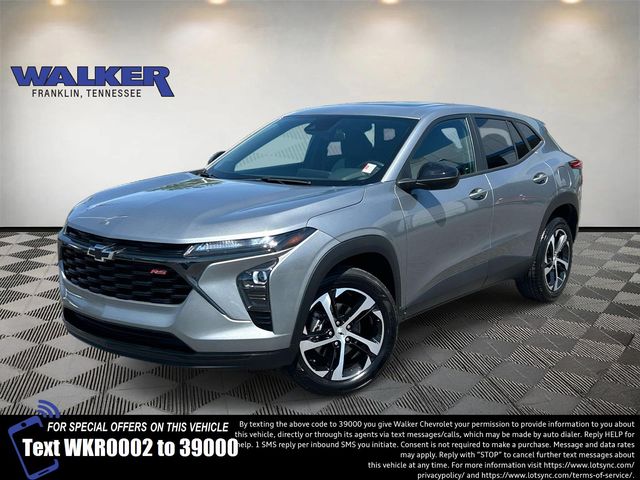 Sterling Gray Metallic 2024 Chevrolet Trax RS with 1RS FWD SUV / Crossover Front-Wheel Drive 6-Speed Automatic