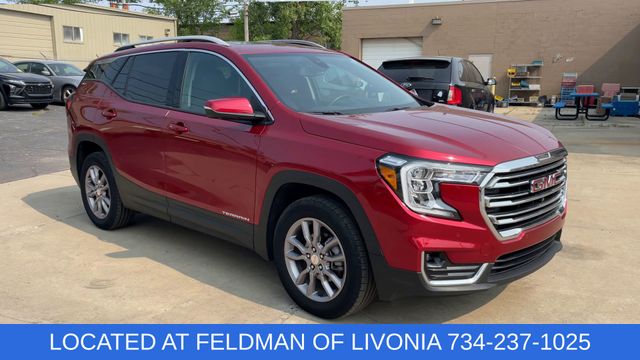 Used 2023 GMC Terrain SLT with VIN 3GKALVEG4PL196637 for sale in Livonia, MI