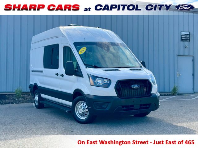 Oxford White 2024 Ford Transit Cargo Van All-Wheel Drive