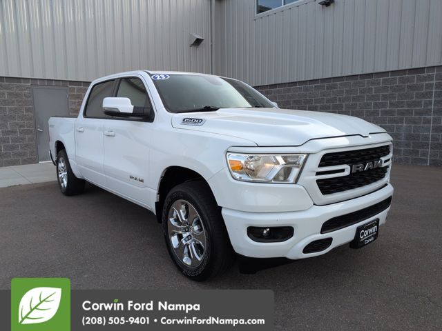 Bright White Clearcoat 2023 RAM 1500 Pickup Truck Four-Wheel Drive 8-Speed Automatic