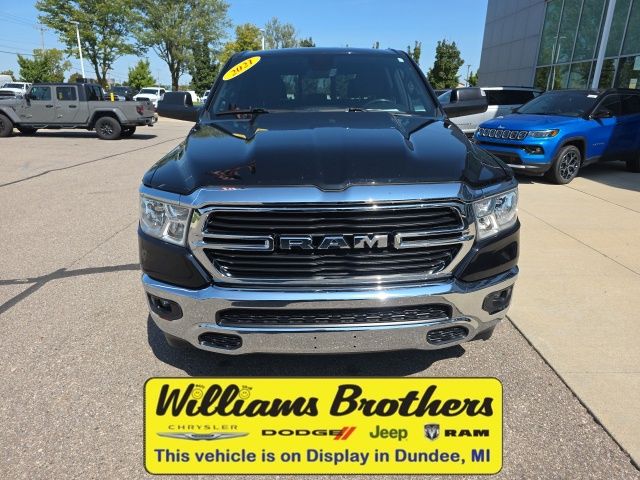 2021 Ram 1500 Big Horn/Lone Star - Diamond Black Crystal Pearlcoat exterior view 2
