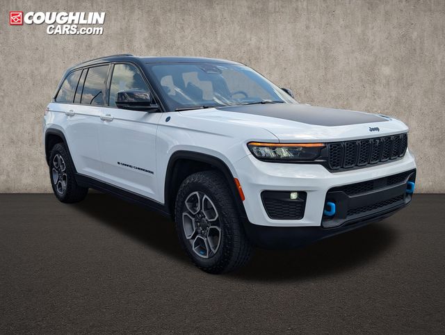 Bright White Clearcoat 2023 Jeep Grand Cherokee 4xe SUV / Crossover Four-Wheel Drive 8-Speed Automatic