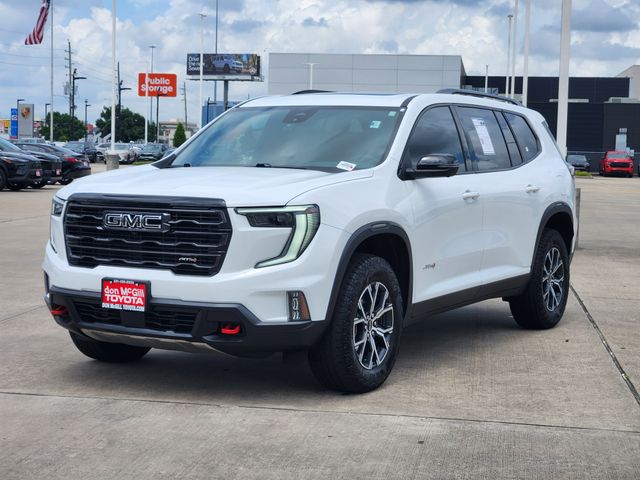 2024 GMC Acadia AT4 White at Classic Elite Chevrolet Sugar Land