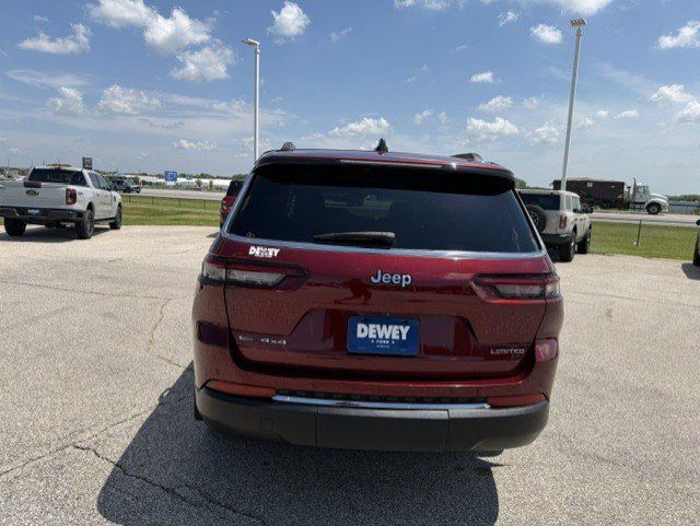 2021 Jeep Grand Cherokee L Limited Red at Texan Dodge Chrysler Jeep Ram