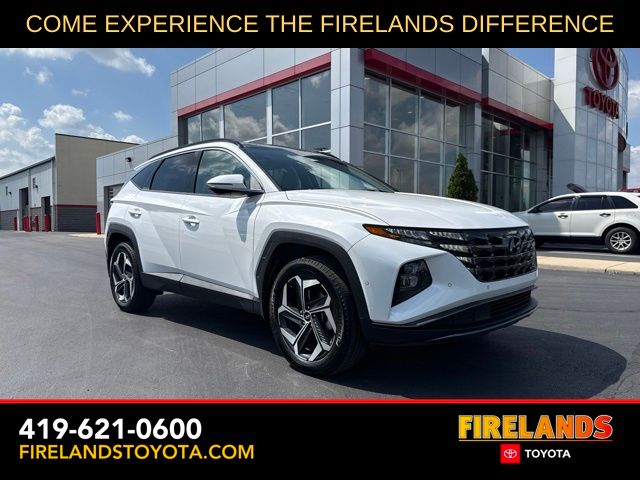 Quartz White 2022 Hyundai Tucson SUV / Crossover All-Wheel Drive 8-Speed Automatic