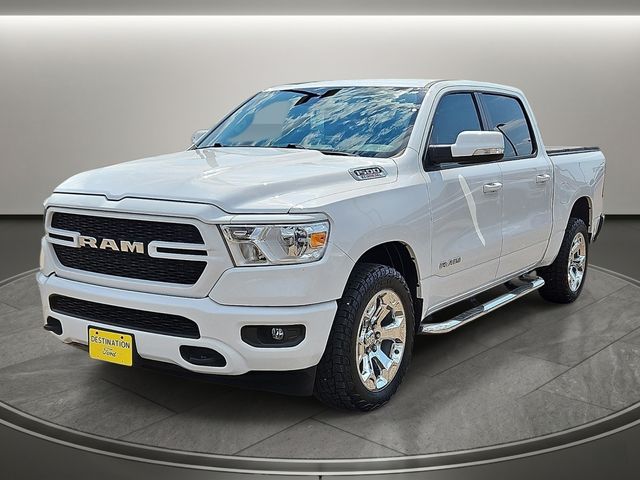 Bright White Clearcoat 2020 RAM 1500 Pickup Truck Four-Wheel Drive 8-Speed Automatic