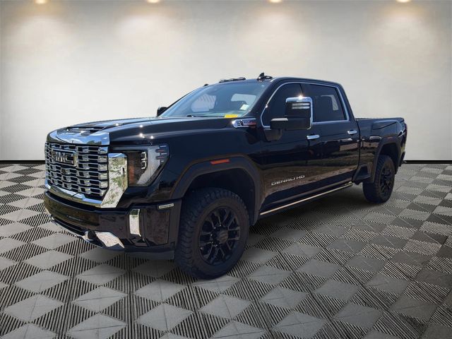 Onyx Black 2024 GMC Sierra 2500HD Denali Crew Cab 4WD Pickup Truck Four-Wheel Drive Automatic