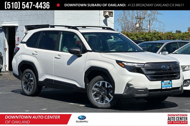 White Pearl 2026 Subaru Forester Crossover AWD SUV / Crossover All-Wheel Drive Continuously Variable Transmission