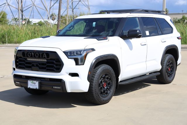 2026 Toyota Sequoia TRD Pro White at Gullo Toyota