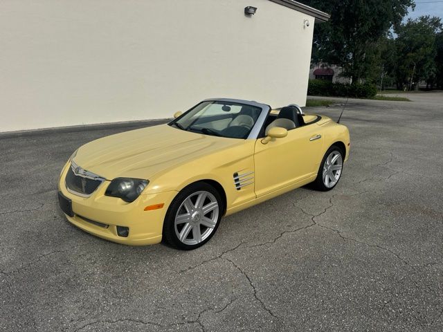 Classic Yellow 2007 Chrysler Crossfire Convertible Rear-Wheel Drive 6-Speed Manual